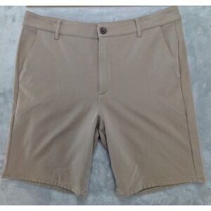 True Classic Shorts Men's Size 36 Color Kahki 7" Inseam Beige Golf Casual EUC